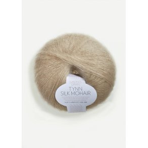 Tynn Silk mohair, Lys beige