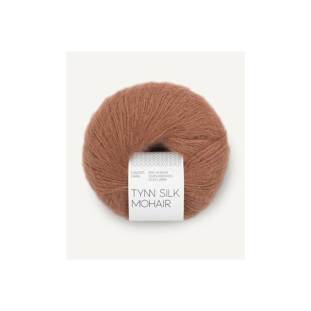Tynn Silk mohair, Mocha mousse