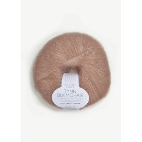 Tynn Silk Mohair,  Pudder rosa