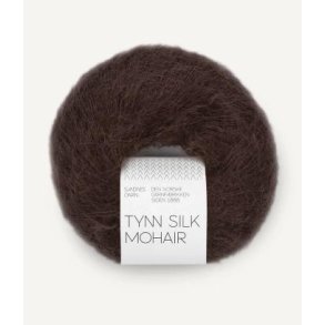 Tynn Silk Mohair, Chocalate plum