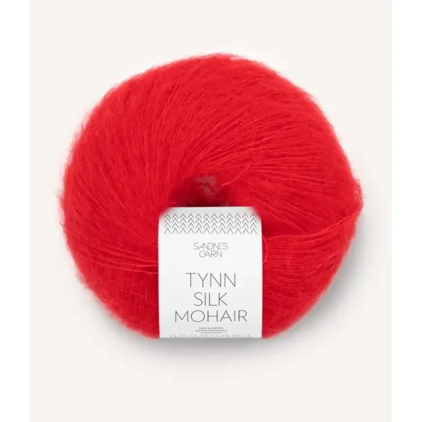 Tynn Silk Mohair, Scarlet red