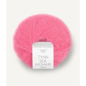 Tynn Silk Mohair, Bubblegum pink