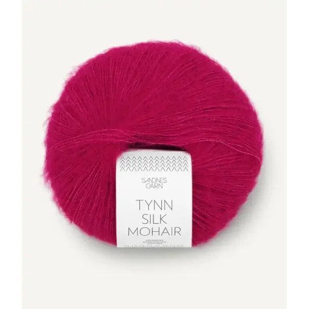 Tynn Silk Mohair, Jazzy Pink