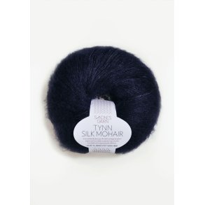 Tynn Silk mohair, Dyb marine