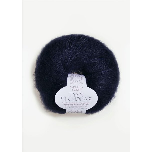 Tynn Silk mohair, Dyb marine