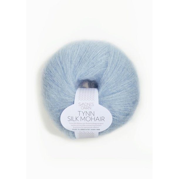 Tynn Silk mohair, Lys bl�