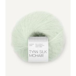 Tynn Silk Mohair, Mint green