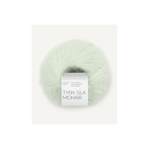 Tynn Silk Mohair, Mint green