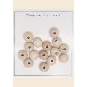 Tr�perler 15mm 15 stk