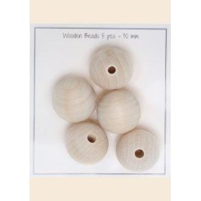 Tr�perler 30mm 5stk