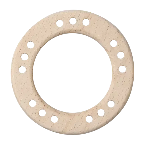 Wooden ring m/huller