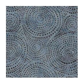 Batik Large circles Petrol