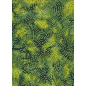 Batik Large circles Dark green