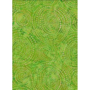 Batik Large circles Light Green