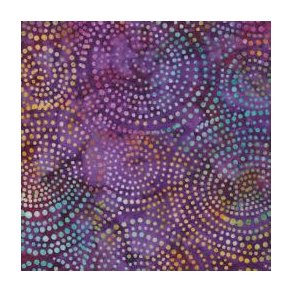 Batik Large circles Lilac multi