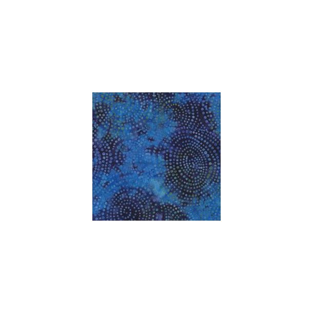 Batik Large circles Dark blue
