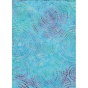 Batik Large circles Light blue