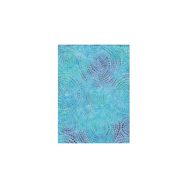 Batik Large circles Light blue