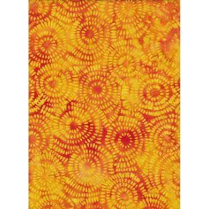 Batik Small circles Orange