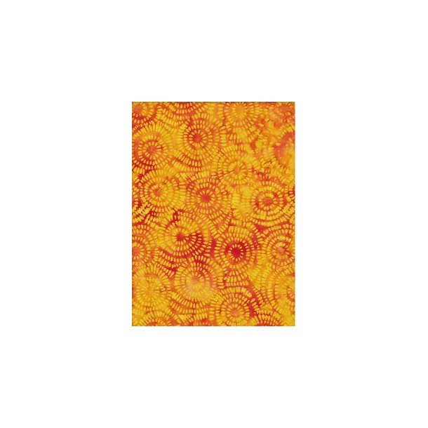 Batik Small circles Orange