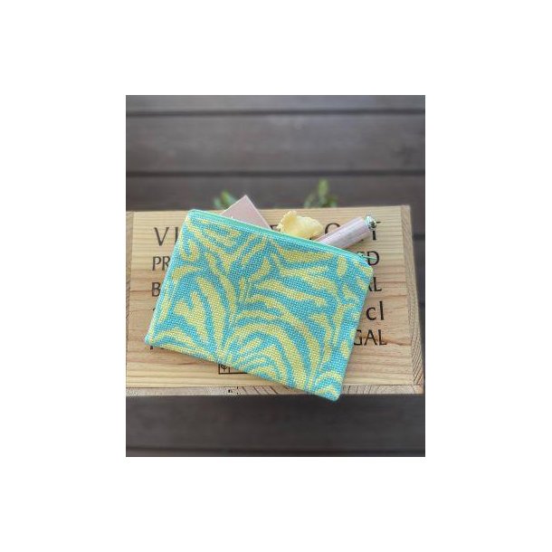 My little Zebra pung Mint-gul