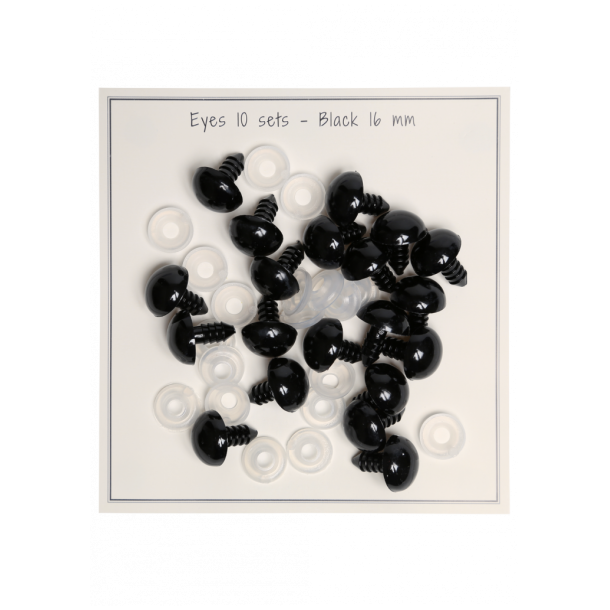 Sorte sikkerheds�jne 16 mm
