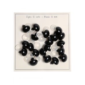 Sorte sikkerheds�jne 18 mm