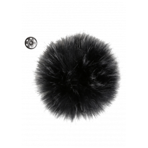 Pompon m/trykl�s  M�rkegr�