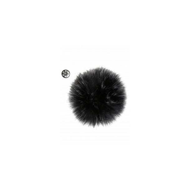 Pompon m/trykl�s  M�rkegr�