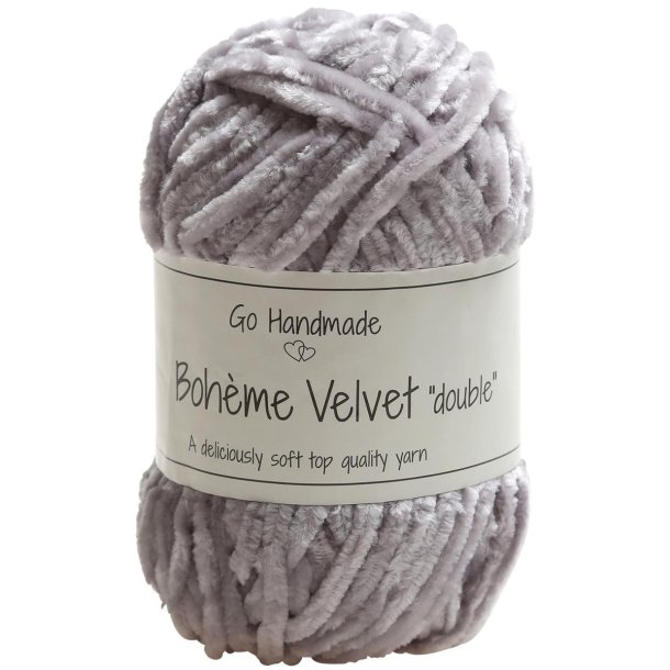 Boh�me velvet "double" Grey