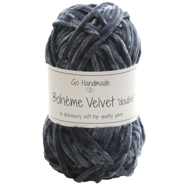 Boh�me velvet "double" Blue