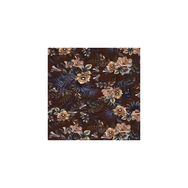 �kotex bomulds jersey m/blomster