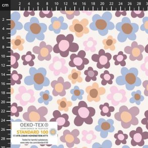 �kotex bomulds jersey m/blomster