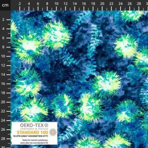 �kotex bomulds jersey m/Blomster