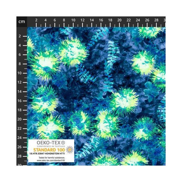 �kotex bomulds jersey m/Blomster