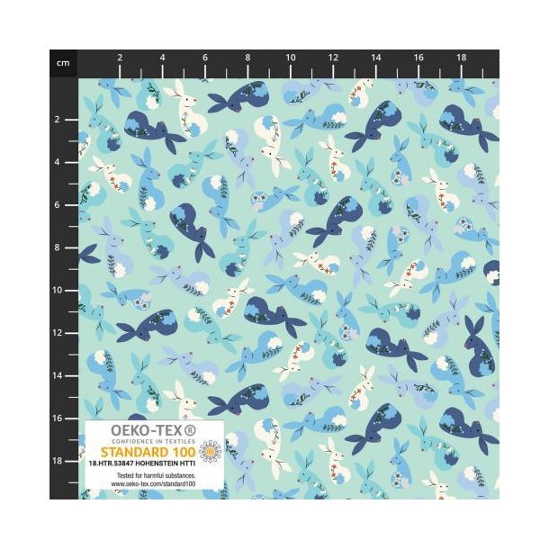 �kotex bomulds jersey m/Kaniner