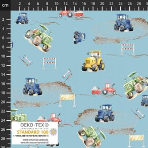 �kotex bomulds jersey m/Traktor