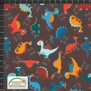 �kotex bomulds jersey m/Dinosaur