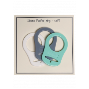 O-ringe med adapter til sut Hvid/Gr�/Mint