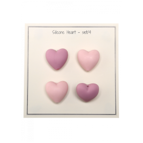 Silikone perler Hjerter