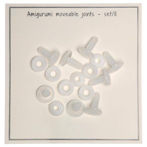 Bev�gelig led, amigurumi 15 mm