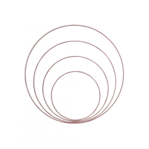 Metalringe Mix Vintage rose