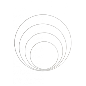 Metalringe Mix White