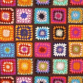 �kotex bomulds jersey m/Oldemorfirkant Brown