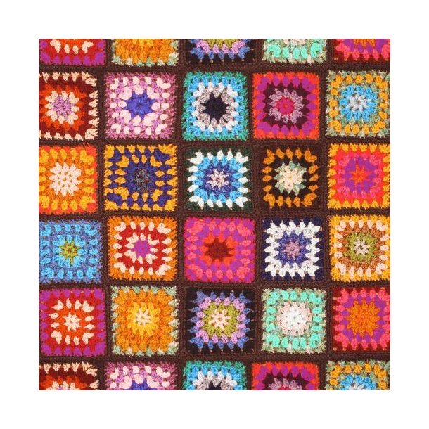 �kotex bomulds jersey m/Oldemorfirkant Brown