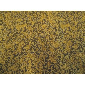 Gylden bomuld m/print og guld