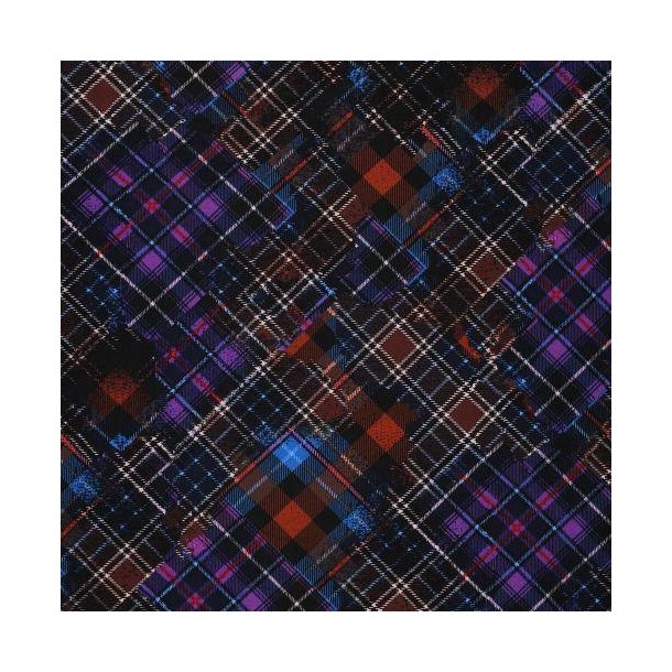 Viscose Spandex Check mix