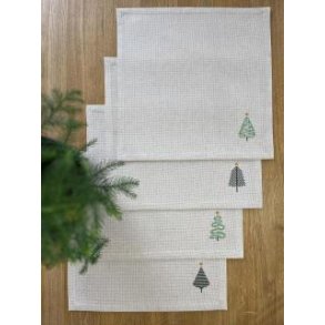 Gr�n jul - servietter 4 stk