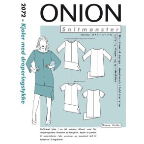 Kjoler med draperingsstykke Str. XS-XL