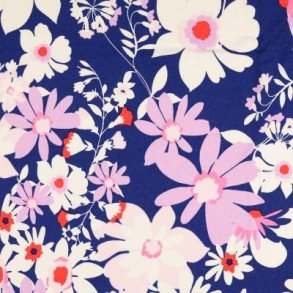 Viscose jersey, Blomster